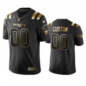 Tröjor New England Patriots Golden Limited Custom Svart - Män